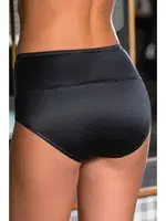 Siyah Yüksel Bel Slip Külot Gallipoli MGP21173 Siyah detay görünüm