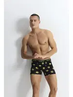 Smile Cotton Erkek Boxer Wooster W-060 - 3 Adet Siyah