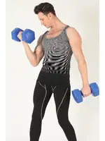 Sporcu Gym Seamless Dikişsiz T-shirt Miorre 001-001249 Gri