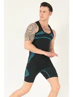 Sporcu Gym Seamless Dikişsiz T-shirt Miorre 001-001251 Lacivert detay görünüm