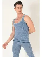 Sporcu Gym Seamless Dikişsiz T-shirt Miorre 001-001252 Mavi görsel 7