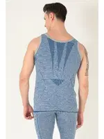 Sporcu Gym Seamless Dikişsiz T-shirt Miorre 001-001252 Mavi görsel 8