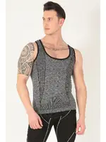 Sporcu Gym Seamless Dikişsiz T-shirt Miorre 001-001262 Gri Melanj görsel 6