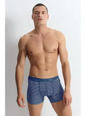 Wooster Stripes Strech Cotton Erkek Boxer Wooster W-070 - 3 Adet