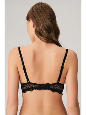 Anıl Balenli Desteksiz Dolgusuz Toparlayıcı Dantelli Küçültücü Sütyen Anıl 3750 - Alternatif Görünüm