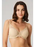 Balenli Desteksiz Dolgusuz Toparlayıcı Dantelli Küçültücü Sütyen Anıl 3750 Ten görsel 4