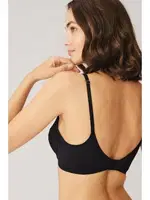 Dolgusuz Balenli Desteksiz Kol Altı Genişletilmiş Kadın Sütyen Anıl 3781 Siyah görsel 8