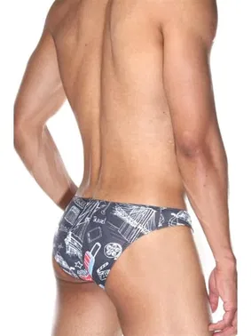 Darkzone Tasarım Siyah Erkek Slip (Dijital Baskılı)  Darkzone DZN6066 - Alternatif Görünüm