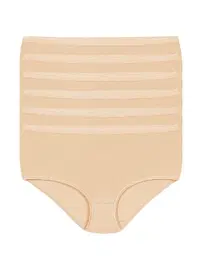 Yıldız Çamaşır Ten 6'lı Paket Likralı İz Yapmaz Kadın Bato Külot Yıldız 3747