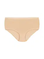 Ten 6'lı Paket Likralı İz Yapmaz Kadın Bato Külot Yıldız 3747 Ten detay görünüm