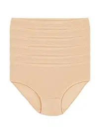 Yıldız Çamaşır Ten 6'lı Paket %100 Pamuk Bato Kadın Külot Yıldız 3777