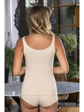 Gallipoli Ten Pamuklu Hafif Kalın Askılı Atlet Gallipoli MGP11474 - Alternatif Görünüm