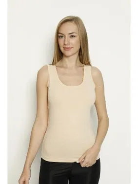 Arma Yıldız Ten Renk Ribana Geniş Askı Atlet 6lı Paket Arma Yıldız 3303 - 6 ADET - Alternatif Görünüm