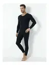 Termal İçlik Alt Üst Erkek Siyah Takım Arma Yıldız 1137