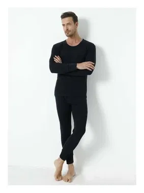 Arma Yıldız Termal İçlik Alt Üst Erkek Siyah Takım Arma Yıldız 1137 - Alternatif Görünüm