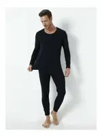 Termal İçlik Alt Üst Erkek Siyah Takım Arma Yıldız 1137 Siyah görsel 4