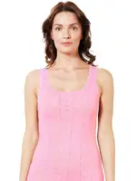 Transferli Ribana Esnek Yumuşak Kalın Askılı Kadın Atlet Özkan 23493  Pembe görsel 13