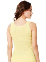 Transferli Ribana Esnek Yumuşak Kalın Askılı Kadın Atlet Özkan 23493  Sarı görsel 11