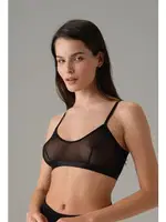 Transparan Agrafsız Kadın Sütyen Doreanse 5613 Siyah