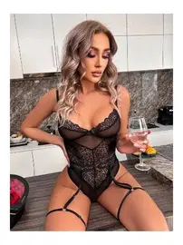 For Dreams Transparan Dantelli Fantezi Jartiyer Takım For Dreams 8463