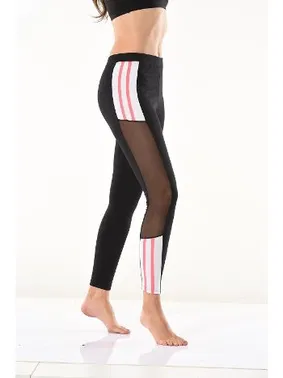 Derya Kurşun Yanları Transparan Şeritli Kadın Tayt Derya Kurşun 0584 - Alternatif Görünüm