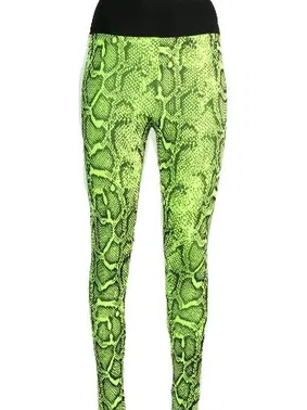 Derya Kurşun Uzun Yeşil Kadın Leggings Tayt Derya Kurşun TRND02