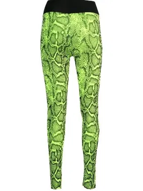 Derya Kurşun Uzun Yeşil Kadın Leggings Tayt Derya Kurşun TRND02 - Alternatif Görünüm