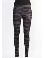 Mor Desenli Leggings Kadın Tayt Derya Kurşun TRND07 Mor