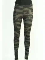 Kamuflaj Yeşil Leggings Tayt Derya Kurşun TRND11 Haki