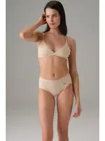 Tül Detaylı Slip Kadın Külot Korse Doreanse 5903 Ten