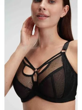 Anıl Tüllü Balenli Desteksiz Dolgusuz Yaka Detaylı Toparlayıcı Küçültücü Sütyen Anıl 3788 - Alternatif Görünüm