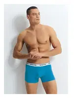 Turkuaz Strech Cotton Pamuklu Erkek Boxer WoosterW-074 - 3 Adet Turkuaz