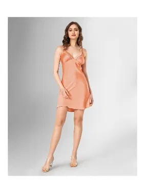 Ahu Lingerie Turuncu Çiçekli Sabahlık Gecelik Takımı Ahu Lingerie Loriva 1849 - Alternatif Görünüm