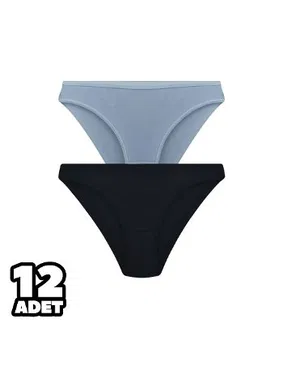 Tutku Su Yolu Kadın Bikini Külot 12'li Tutku 0635 - Alternatif Görünüm