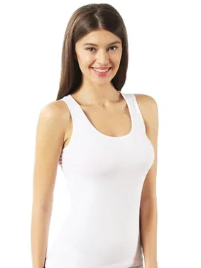 Özkan U Yaka Pamuklu Modal Rahat Esnek Saten Biyeli Kalın Askılı Kadın Atlet Özkan 20587 