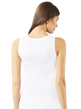 Özkan U Yaka Pamuklu Modal Rahat Esnek Saten Biyeli Kalın Askılı Kadın Atlet Özkan 20587  - Alternatif Görünüm