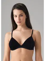 Üçgen Dolgusuz Pamuklu Kadın Sütyen Doreanse 5544 Siyah