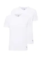 U.S Polo 2Li Yuvarlak Yaka Erkek T-shirt 90002 Beyaz görsel 5