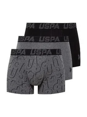 Us. POLO Assn. U.s Polo Assn. 80496 Erkek Pamuklu 3Lü Erkek Boxer 80496