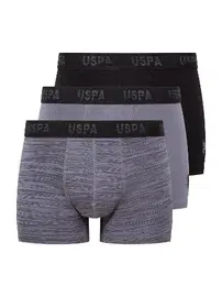 Us. POLO Assn. U.s Polo Assn. Pamuklu 3Lü Erkek Boxer 80505