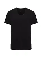 U.S. Polo Assn. Erkek Battal Siyah 2Li V Yaka T-shirt 90001 Siyah görsel 7