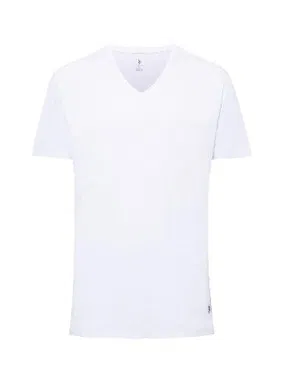 Us. POLO Assn. U.S. Polo Assn. Erkek Battal Siyah 2Li V Yaka T-shirt 90001 - Alternatif Görünüm