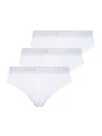 Us. POLO Assn. U.S. Polo Assn. Erkek Battal Siyah 3Lü Slıp 90003