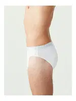 U.S. Polo Assn. Erkek Battal Siyah 3Lü Slıp 90003 Beyaz farklı açı