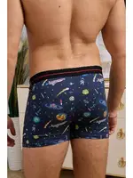 Uzay Desenli Boxer (Dijital Baskılı) Darkzone DZN2079 görsel 5