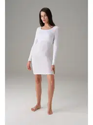Doreanse Uzun Kol Bisiklet Yaka Elbise Jüpon Doreanse 11003