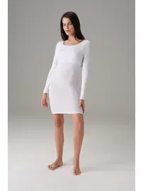 Doreanse Uzun Kol Bisiklet Yaka Elbise Jüpon Doreanse 11003