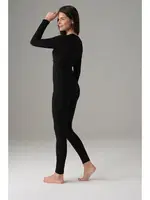 Uzun Kollu Kadın Termal T-Shirt Doreanse 8572 Siyah detay görünüm