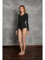 Uzun Kollu Viloft Kadın Termal Body Doreanse 12453 Siyah