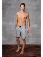 Uzun Paçalı Gri Yan Cepli Erkek Şort Doreanse 4576 Gri